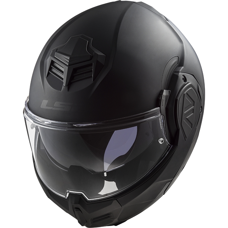 Flip-up motorcykelhjelm LS2 FF906 Advant Noir-06 sort - II. kvalitet