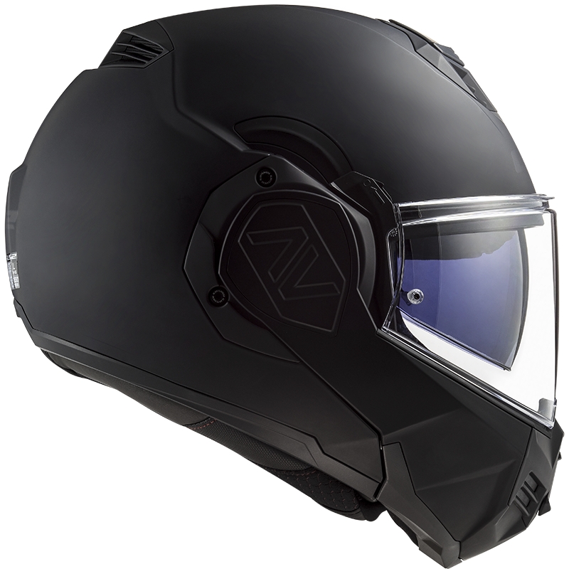 Flip-up motorcykelhjelm LS2 FF906 Advant Noir-06 sort - II. kvalitet