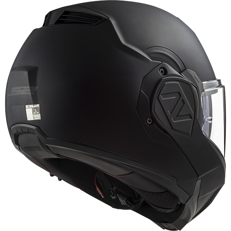 Flip-up motorcykelhjelm LS2 FF906 Advant Noir-06 sort - II. kvalitet