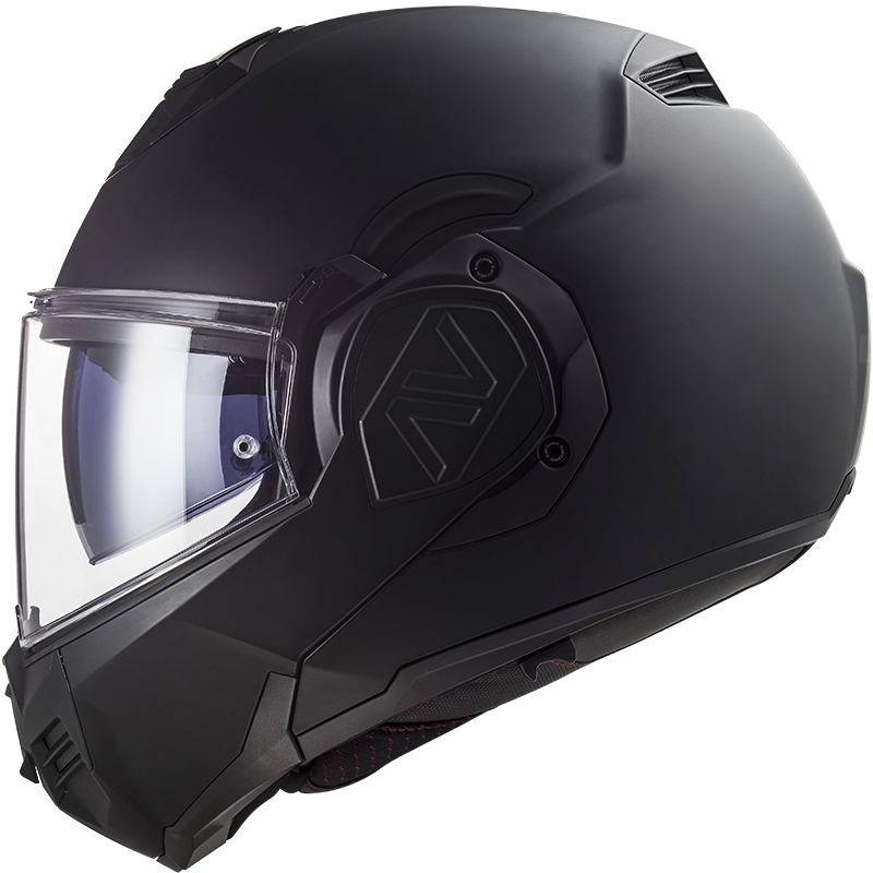 Flip-up motorcykelhjelm LS2 FF906 Advant Noir-06 sort - II. kvalitet