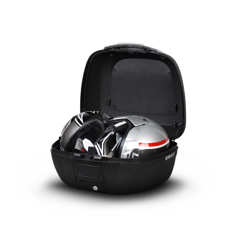 Motorcykel topboks SHAD SH40 cargo sort - II. kvalitet