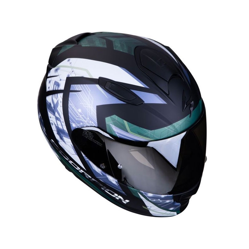 Integrální přilba Scorpion EXO-510 Air Clarus černo-stříbrná