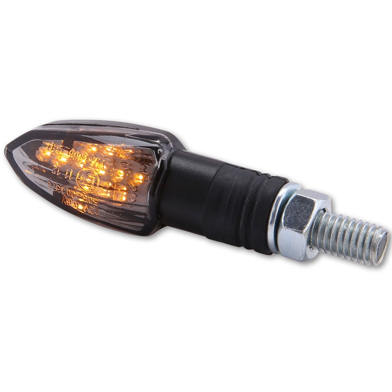 Motorcykel blinklys Highsider Smart Lizzard LED sort