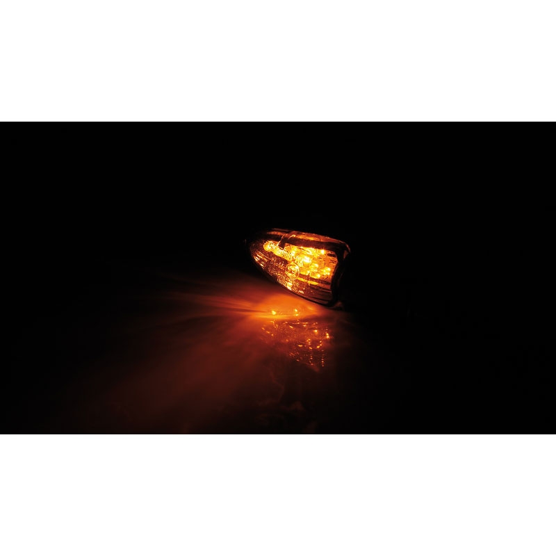 Motorcykel blinklys Highsider Smart Lizzard LED sort