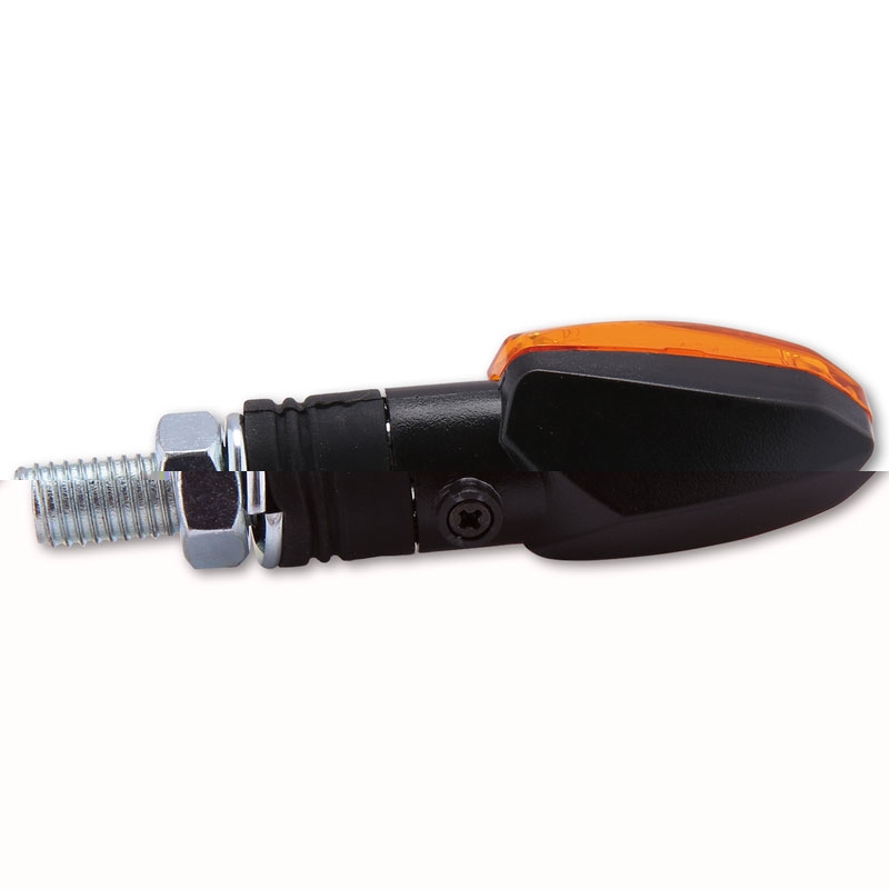 Motorcykel blinklys Highsider Smart Lizzard 12V sort-orange