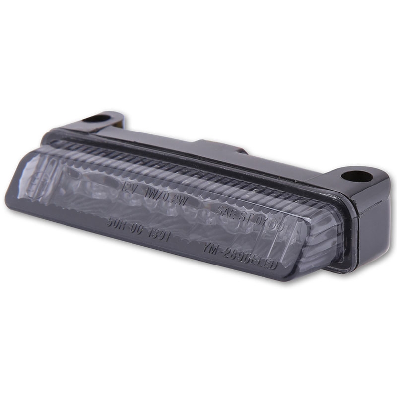 Highsider Smart Mini LED motorcykelbaglygte, sort-røg