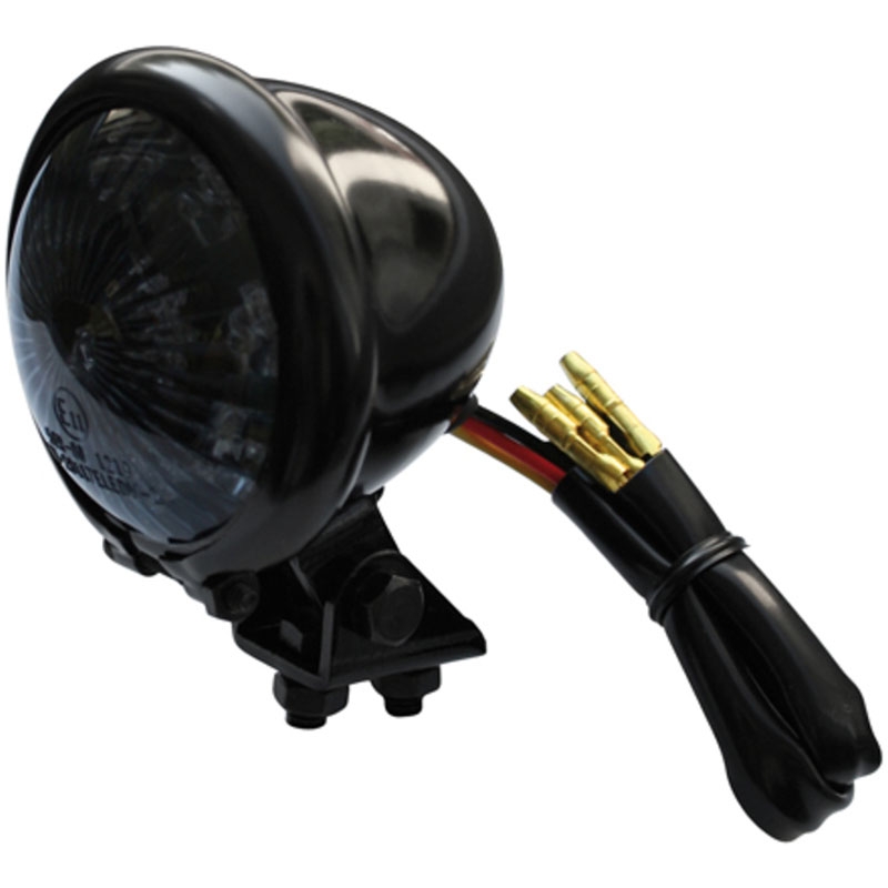 Motorcykel baglygte Highsider Smart Bates Style LED sort-røg