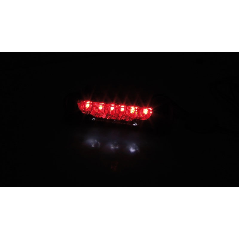 Motorcykel baglygte Highsider Smart LED sort-klar