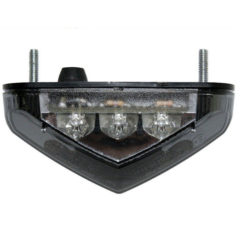 Motorcykel baglygte Highsider Smart LED sort-klar
