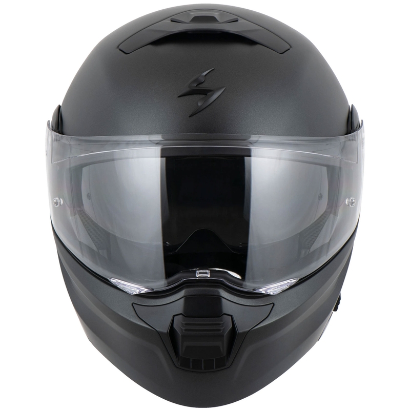 Scorpion EXO-930 EVO Solid flip-up motorcykelhjelm sort mat