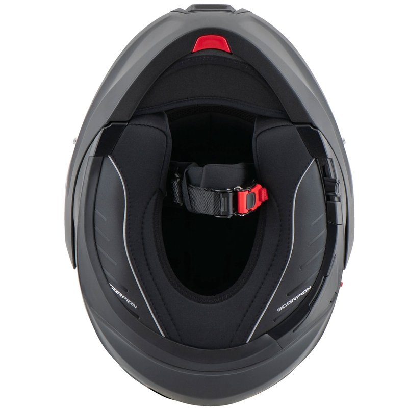 Scorpion EXO-930 EVO Solid flip-up motorcykelhjelm sort mat