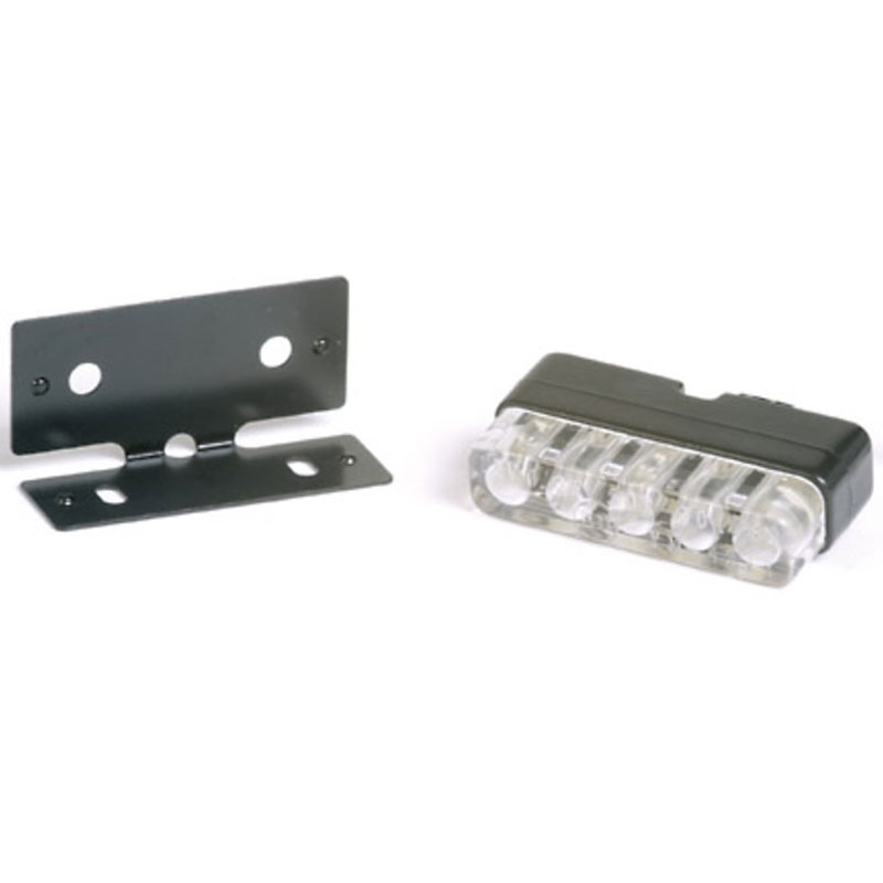 Nummerpladebelysning Highsider Smart Mini LED-dioder sort-klar
