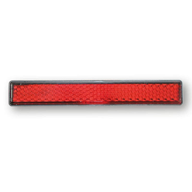 Highsider Smart reflektor med selvklæbende folie 100 x 13 mm rød