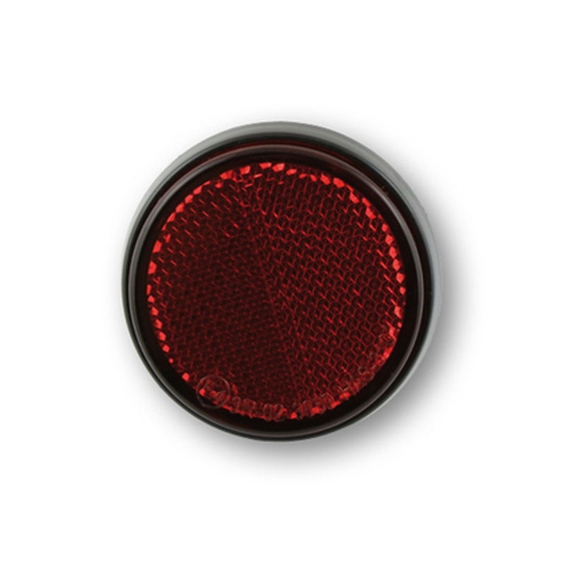 Highsider Smart rund reflektor med gevind, rød