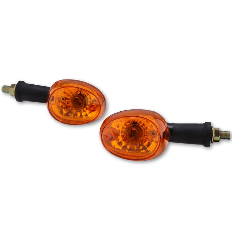 Highsider Smart motorcykel blinklys sort-orange