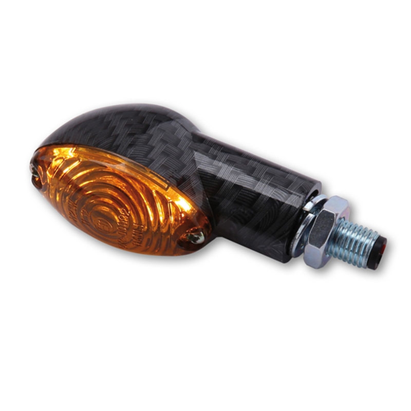 Motorcykel blinklys Highsider Smart Cateye Mini røg-sort