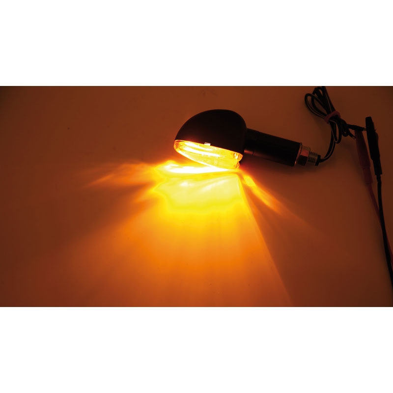 Highsider Smart Arrow Mini motorcykel blinklys orange-sort