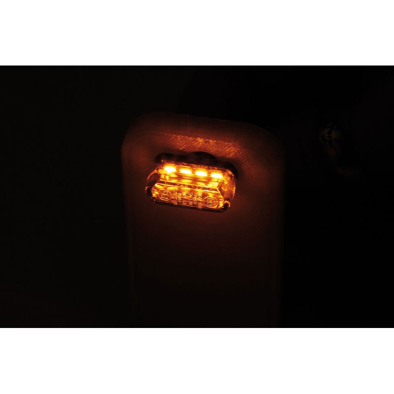 Motorcykelblinklys Highsider Smart Module 1 Pro LED røggrå