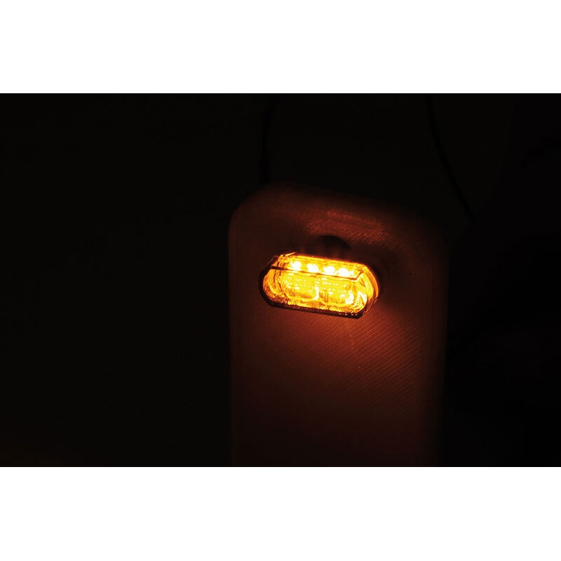 Motorcykelblinklys Highsider Smart Module 1 Pro LED 3i1 røggrå