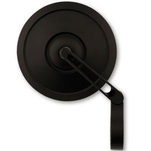 Bakspejl Highsider Pro Retro Kort venstre/højre mat sort