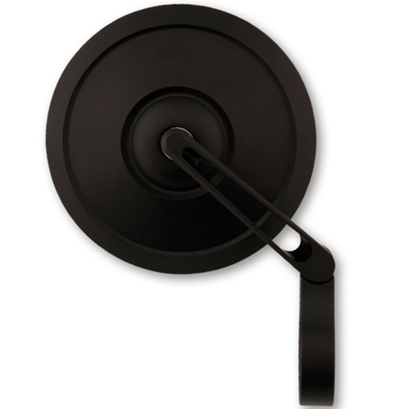 Bakspejl Highsider Pro Retro Kort venstre/højre mat sort