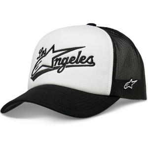 Alpinestars Los Angeles Foam Trucker Hue, hvid-sort
