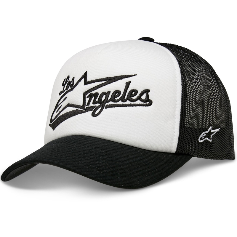 Alpinestars Los Angeles Foam Trucker Hue, hvid-sort