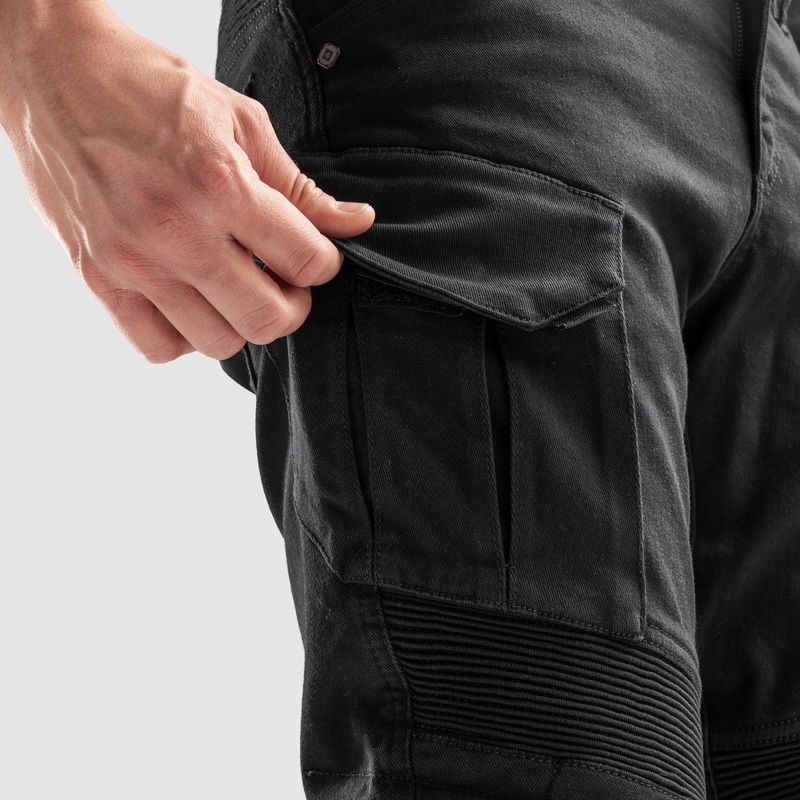 Ozone Faster TP motorcykeljeans, sort
