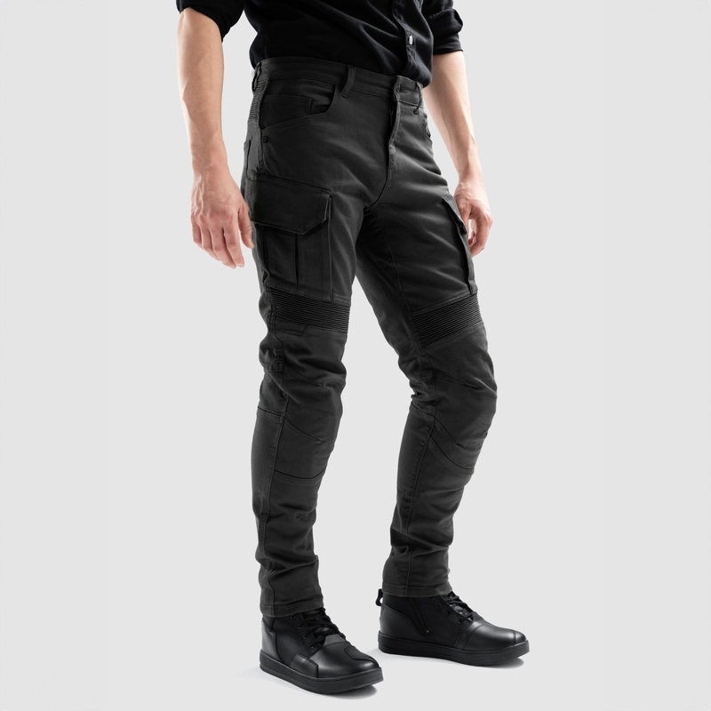 Ozone Faster TP motorcykeljeans, sort