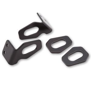 Original Highsider Pro blinklysholder til Honda nummerplade, sort (par)