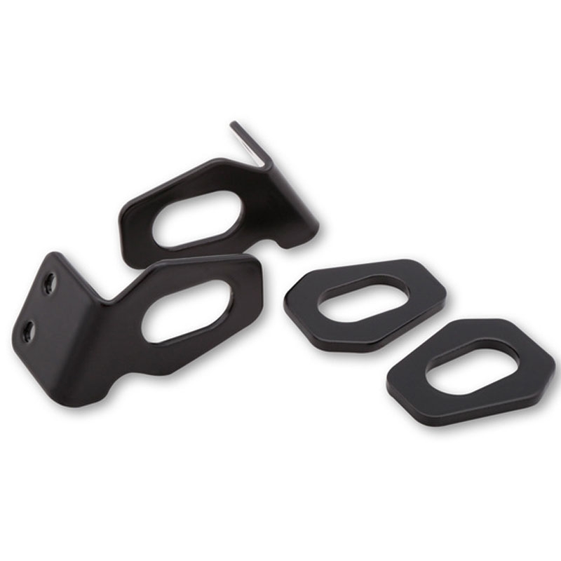 Original Highsider Pro blinklysholder til Honda nummerplade, sort (par)