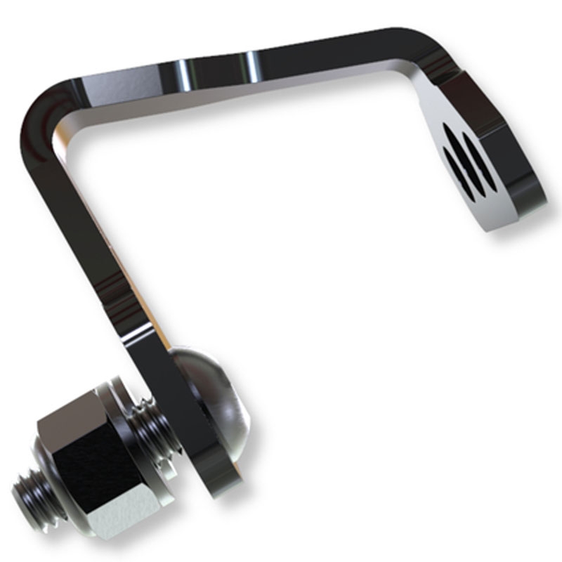Nummerpladelysholder Highsider Pro S sort