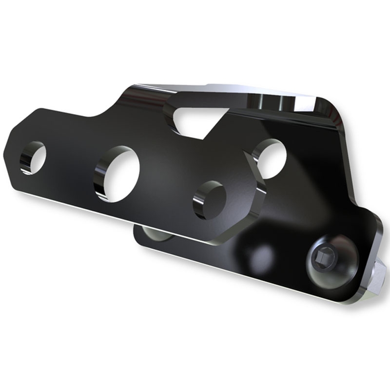 Nummerpladelysholder Highsider Pro XL sort