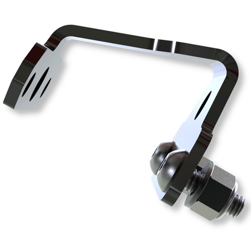 Nummerpladelysholder Highsider Pro XL sort