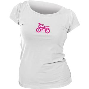 T-shirt til kvinder nanosilver® MOTOLADY hvid