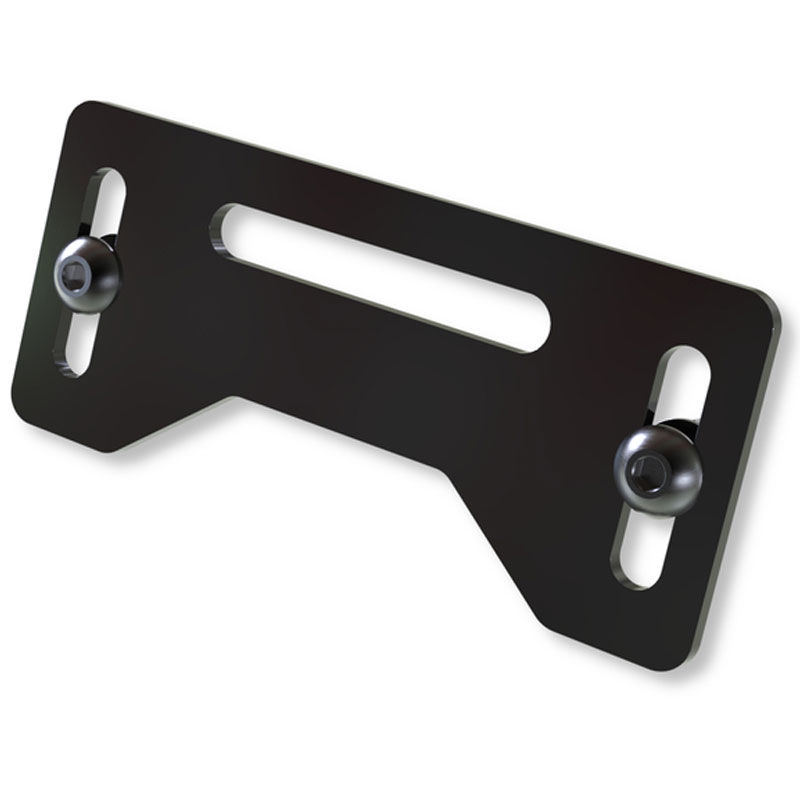 Nummerpladelysholder Highsider Pro Plate sort