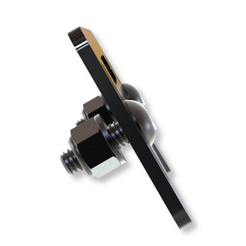 Nummerpladelysholder Highsider Pro Plate sort