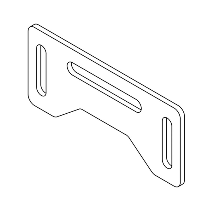 Nummerpladelysholder Highsider Pro Plate sort