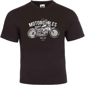 RSA Motorcycles Ride Live T-shirt sort