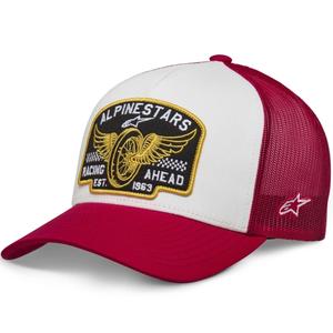 Alpinestars Heritage Patcher-kasket rød og hvid