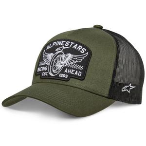 Alpinestars Heritage Patcher-kasket grøn-sort