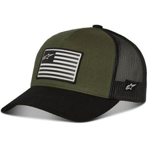 Alpinestars Flag Snap Hat grøn-sort