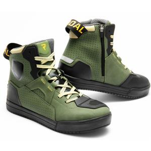 Rebelhorn Vandal II khaki-sort-orange motorcykelstøvler