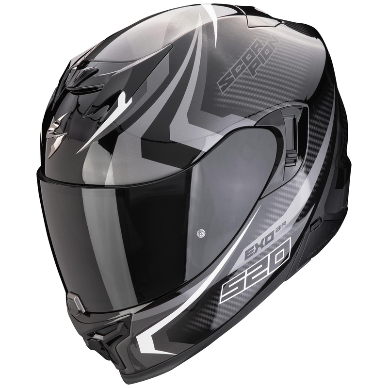 Scorpion EXO-520 EVO AIR TERRA integralhjelm, sort-sølv-hvid udsalg