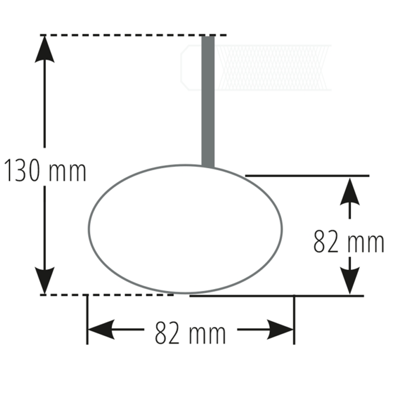 Highsider Smart Bar End bakspejl rundt sort