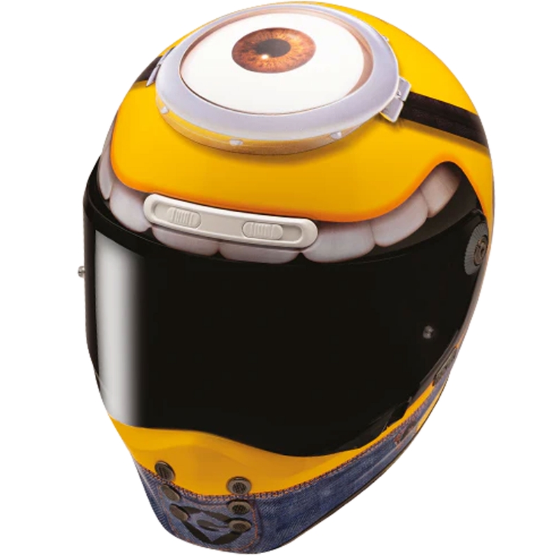 Integralhjelm HJC V10 Stuart Minions MC3 Gul-Blå