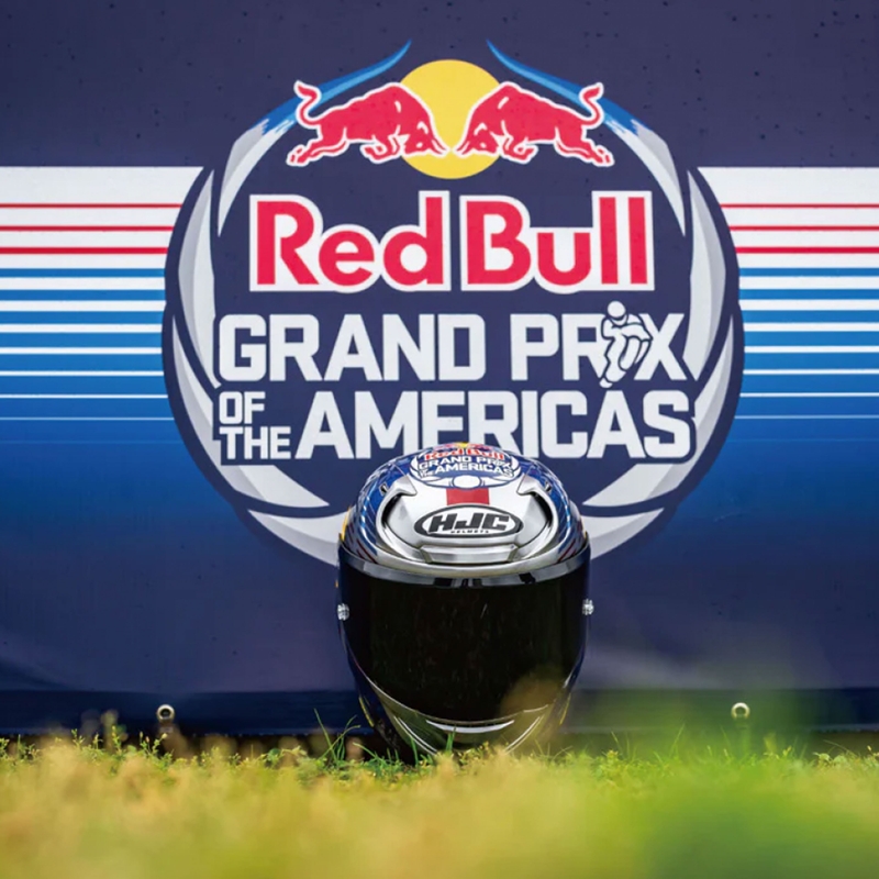 Integralhjelm HJC RPHA 12 Red Bull Austin GP II MC21 blågrå