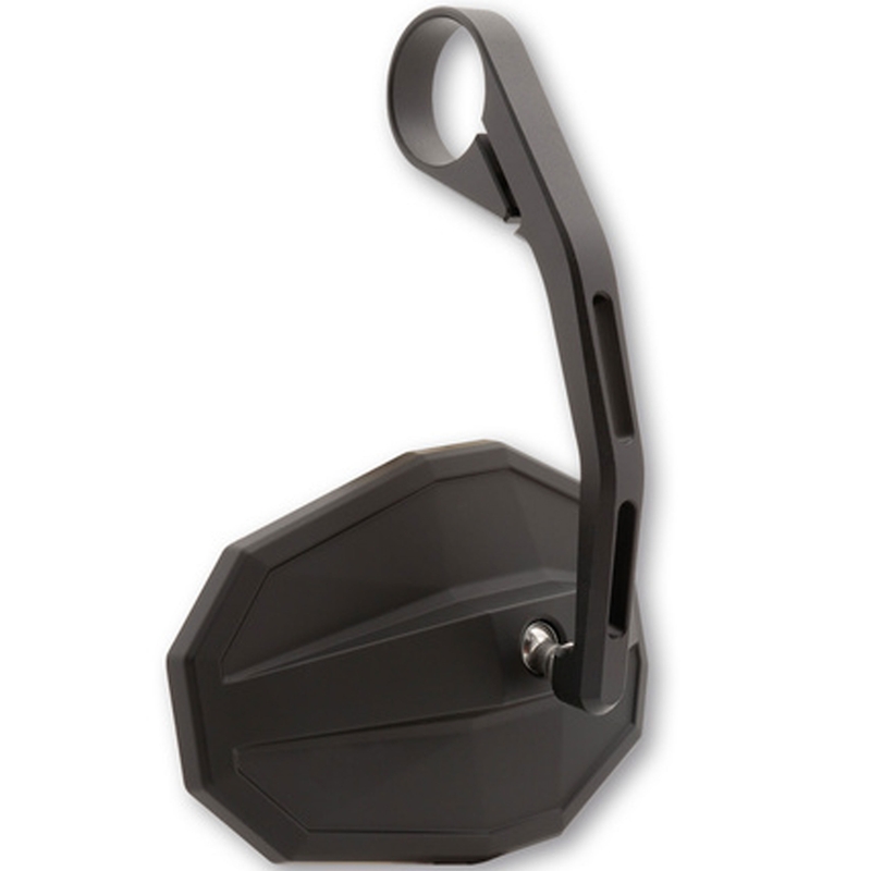 Highsider Smart Straight spejl med lang arm, sort
