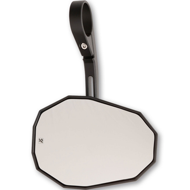Highsider Smart Straight spejl med lang arm, sort