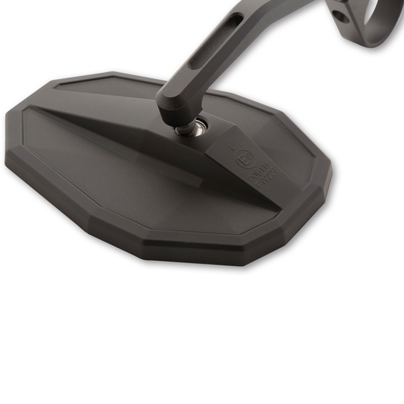 Highsider Smart Straight spejl med lang arm, sort